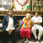 स्वतंत्रता संग्राम सेनानी रामविलास पांडे की पत्नी चंद्रावती देवी का शताब्दी सम्मान समारोह घोसी में आयोजित