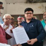 मऊ में भूमि अधिग्रहण के खिलाफ भाकपा का जोरदार प्रदर्शन, मुख्यमंत्री से की गहन जांच की मांग