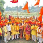 श्रीराम कथा के लिये भक्ति गीतों के साथ निकली भव्य कलश यात्रा